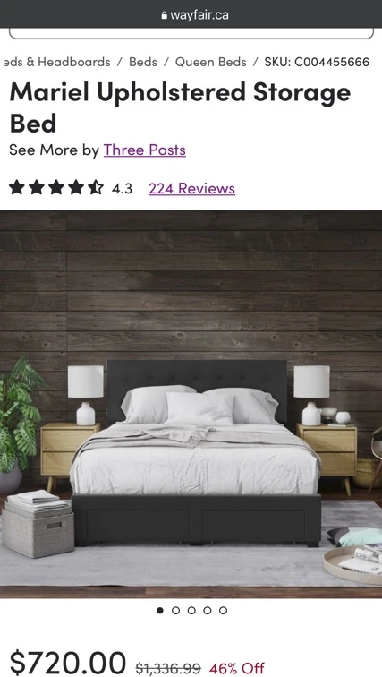 Moving sale  queen size storage bed - photo 2