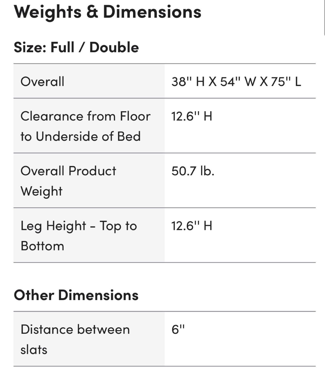 Double size bed frame - photo 4