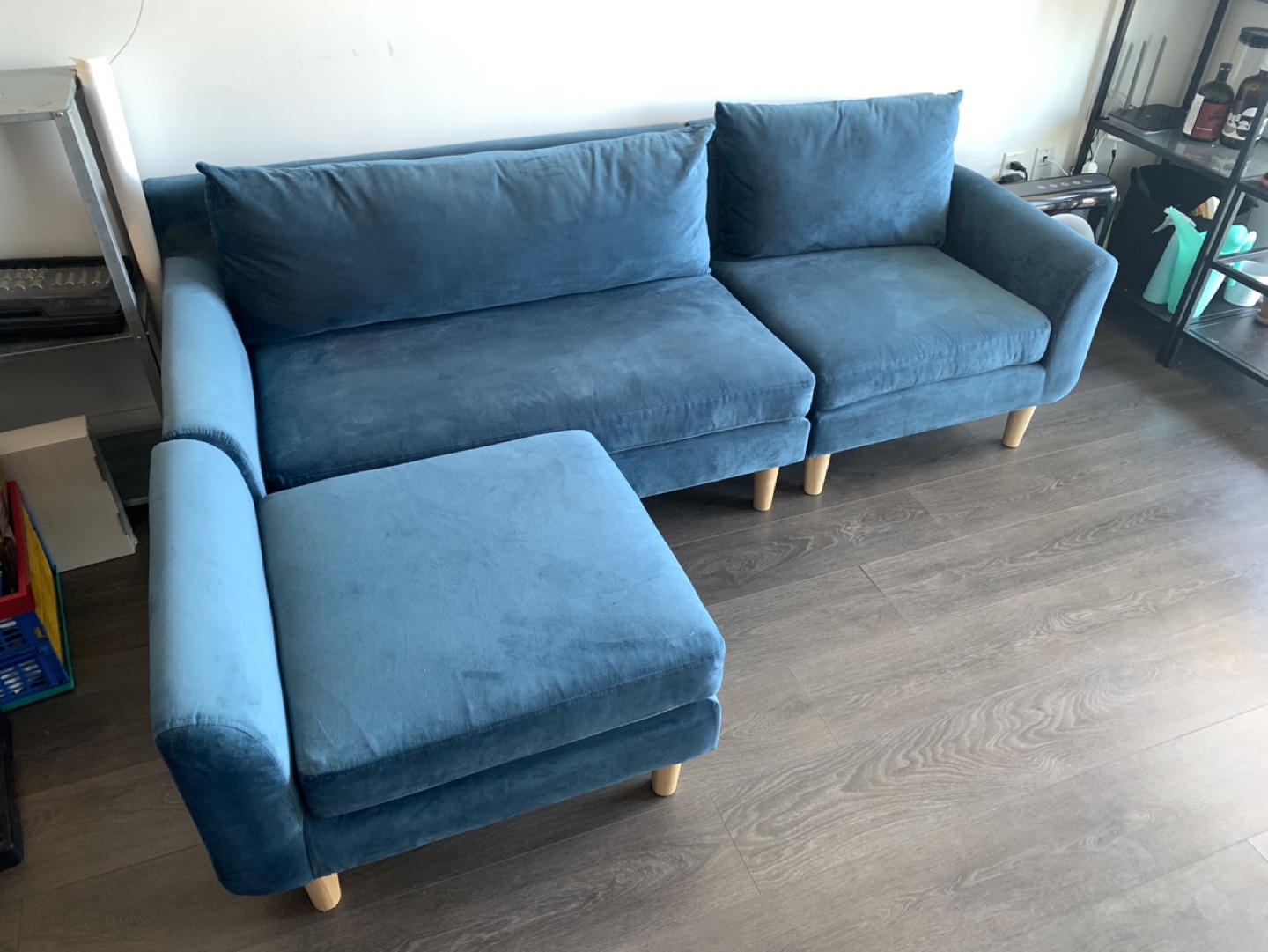 sofa and ottoman set - photo 2