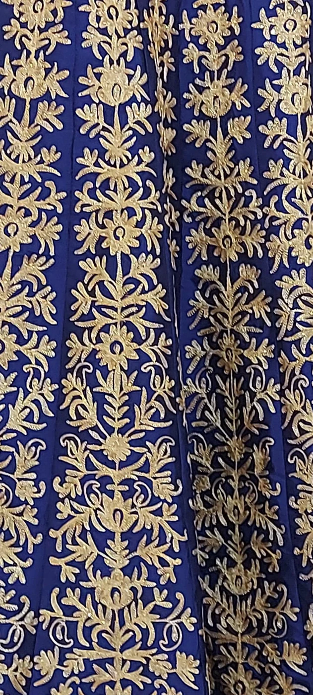 beautiful violet color Indian style dress with skirt - photo 2
