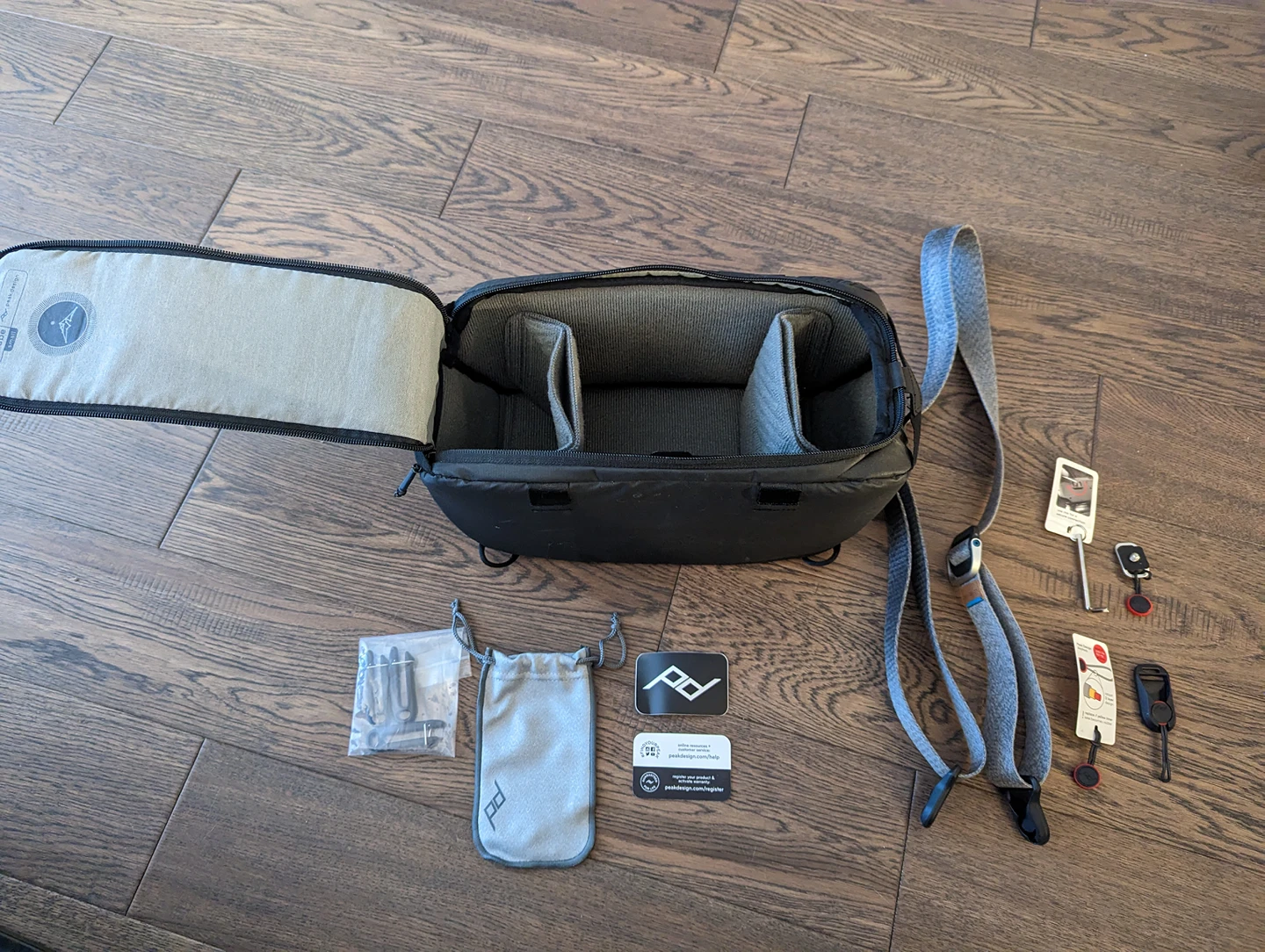 Peak Design Small Camera Cube & Slide Lite Camera Strap