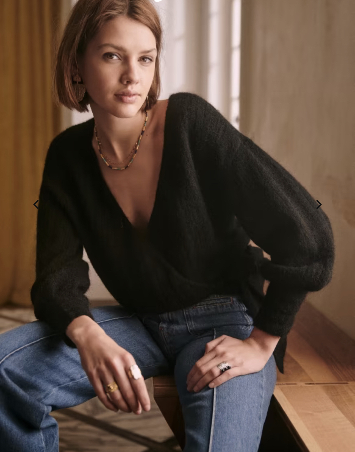 Sezane Coeur Jumper Size Small