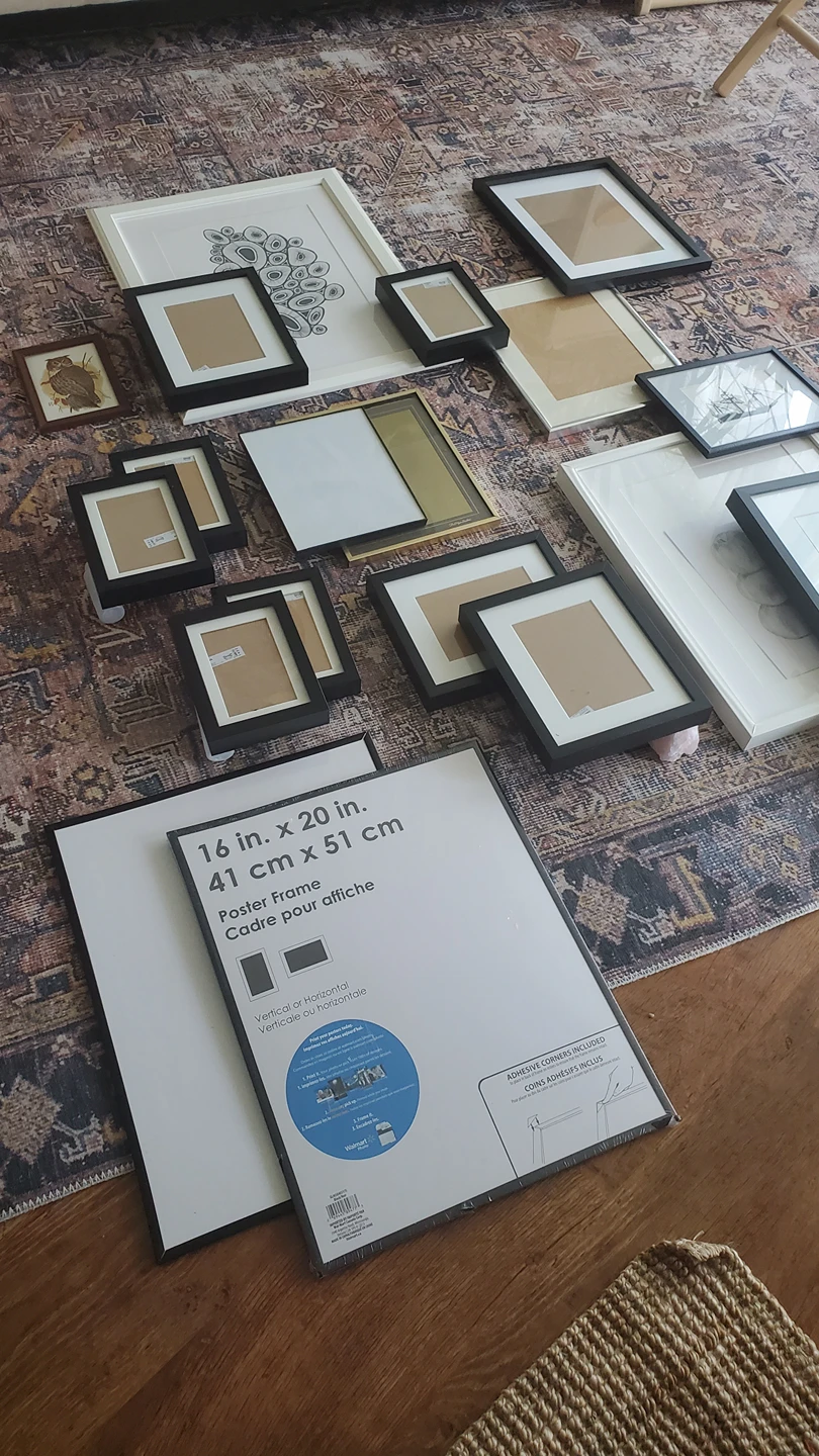 Complete Gallery Wall Picture Frames Set! thumbnail