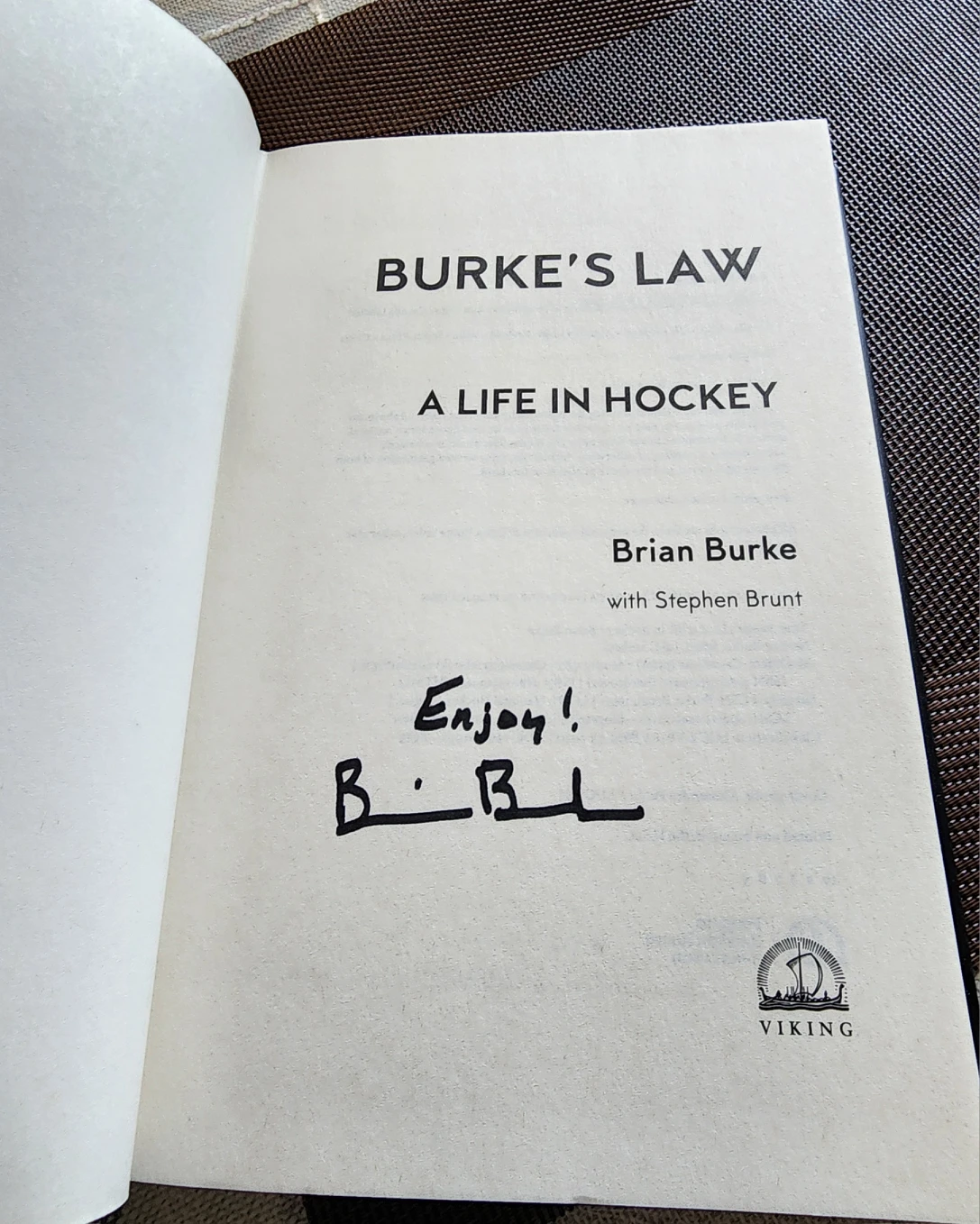 NEW Brian Burke - Burke's Law SIGNED image indicator(2)