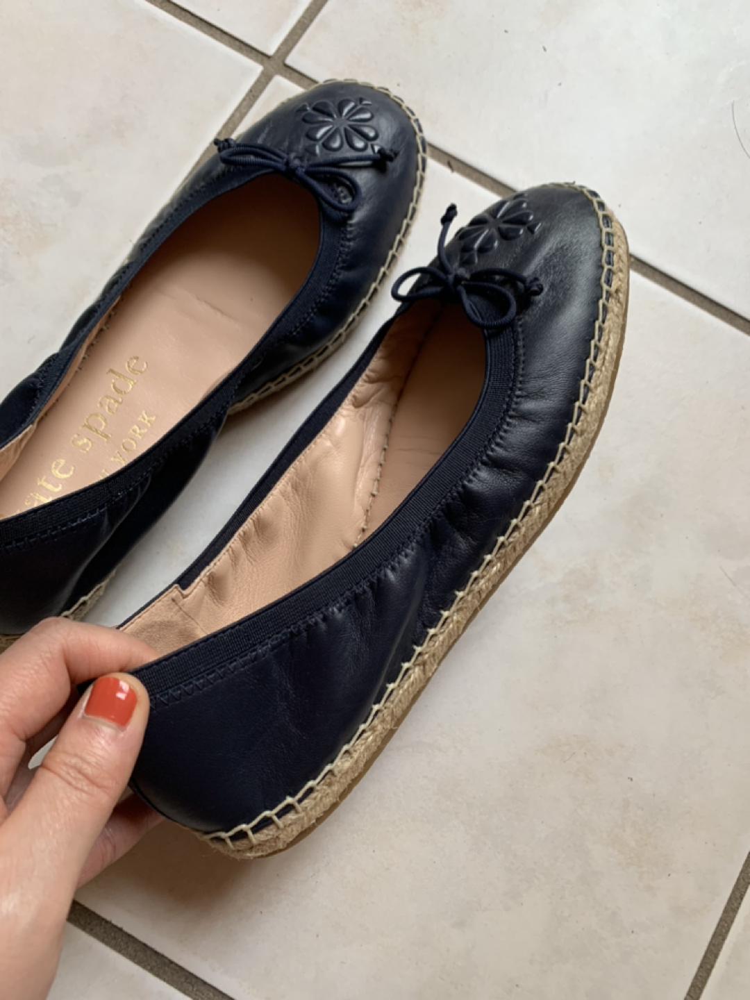 Kate spade flat in cute Navy blue - photo 4