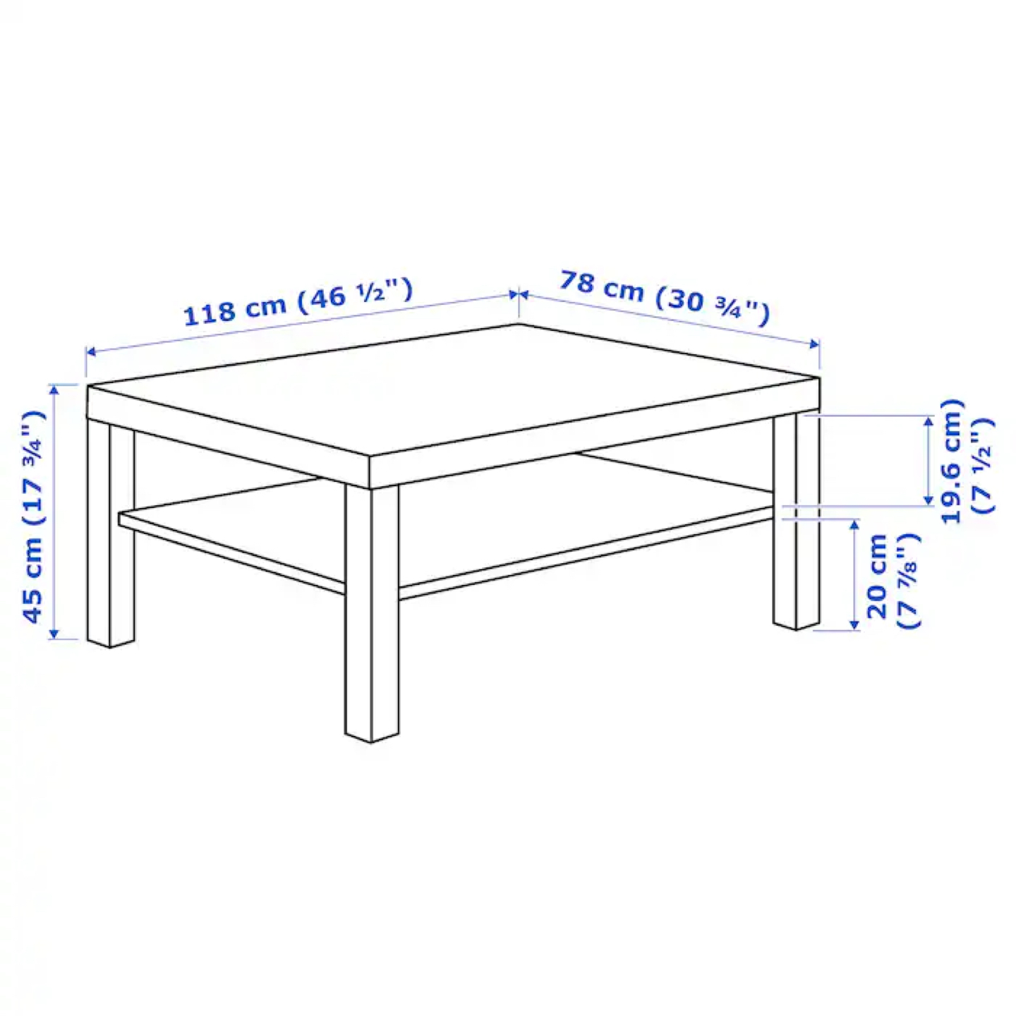 📢 FOR SALE: IKEA LACK Coffee Table - Black Brown 🏷️ - photo 5