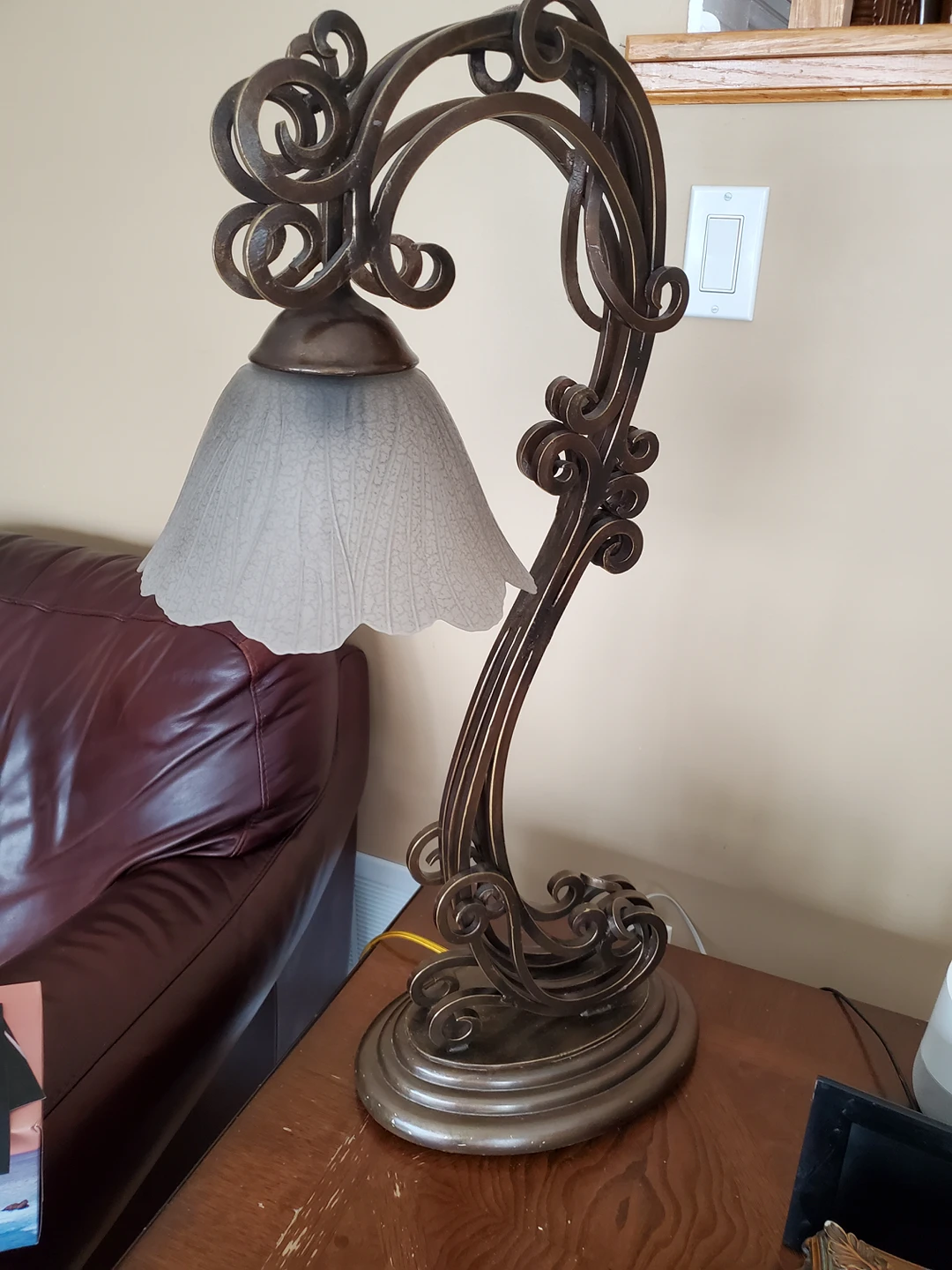 Iron Metal Table Lamp - photo 3