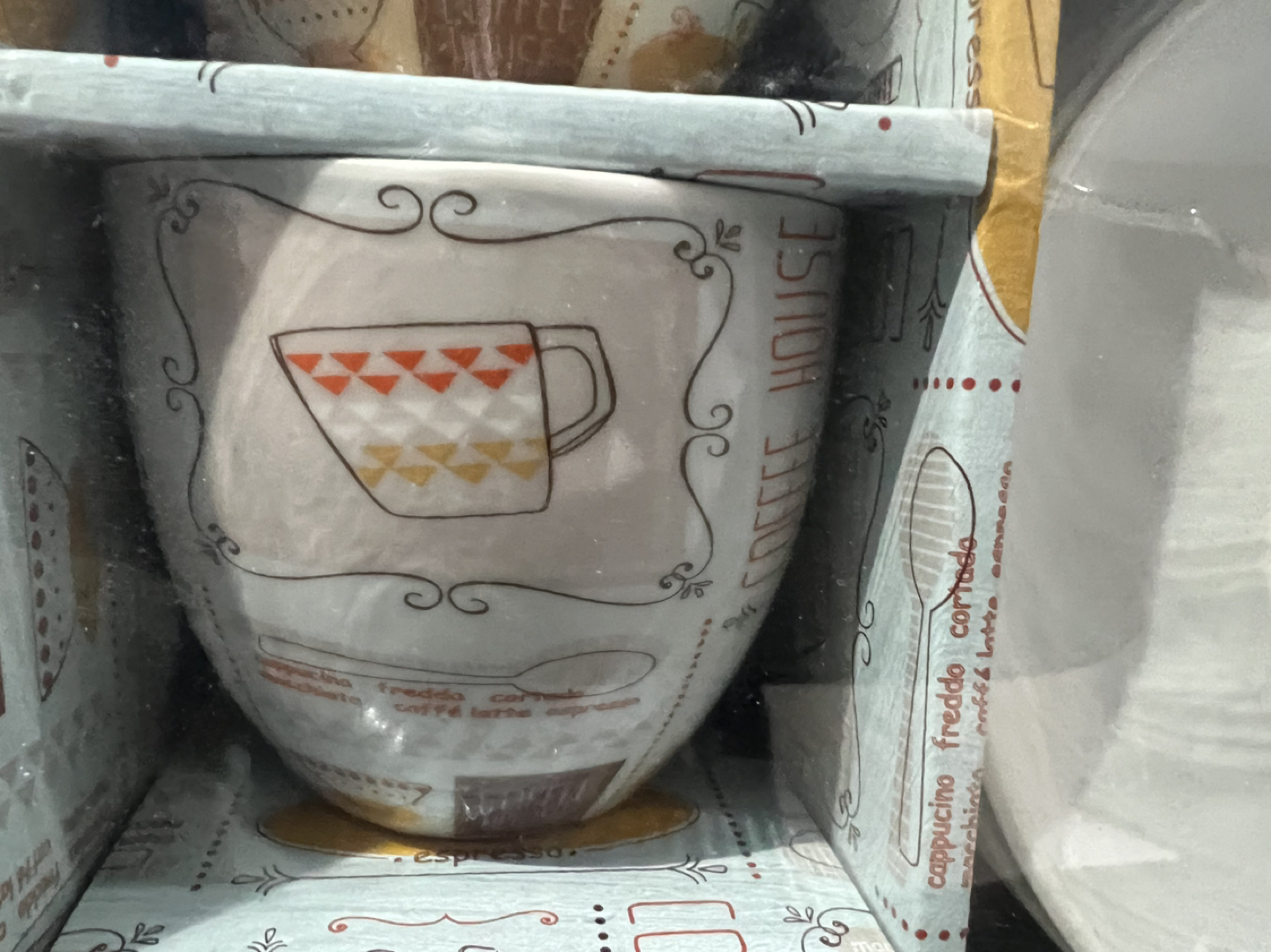 Coffee cup saucer set of 6 - photo 3
