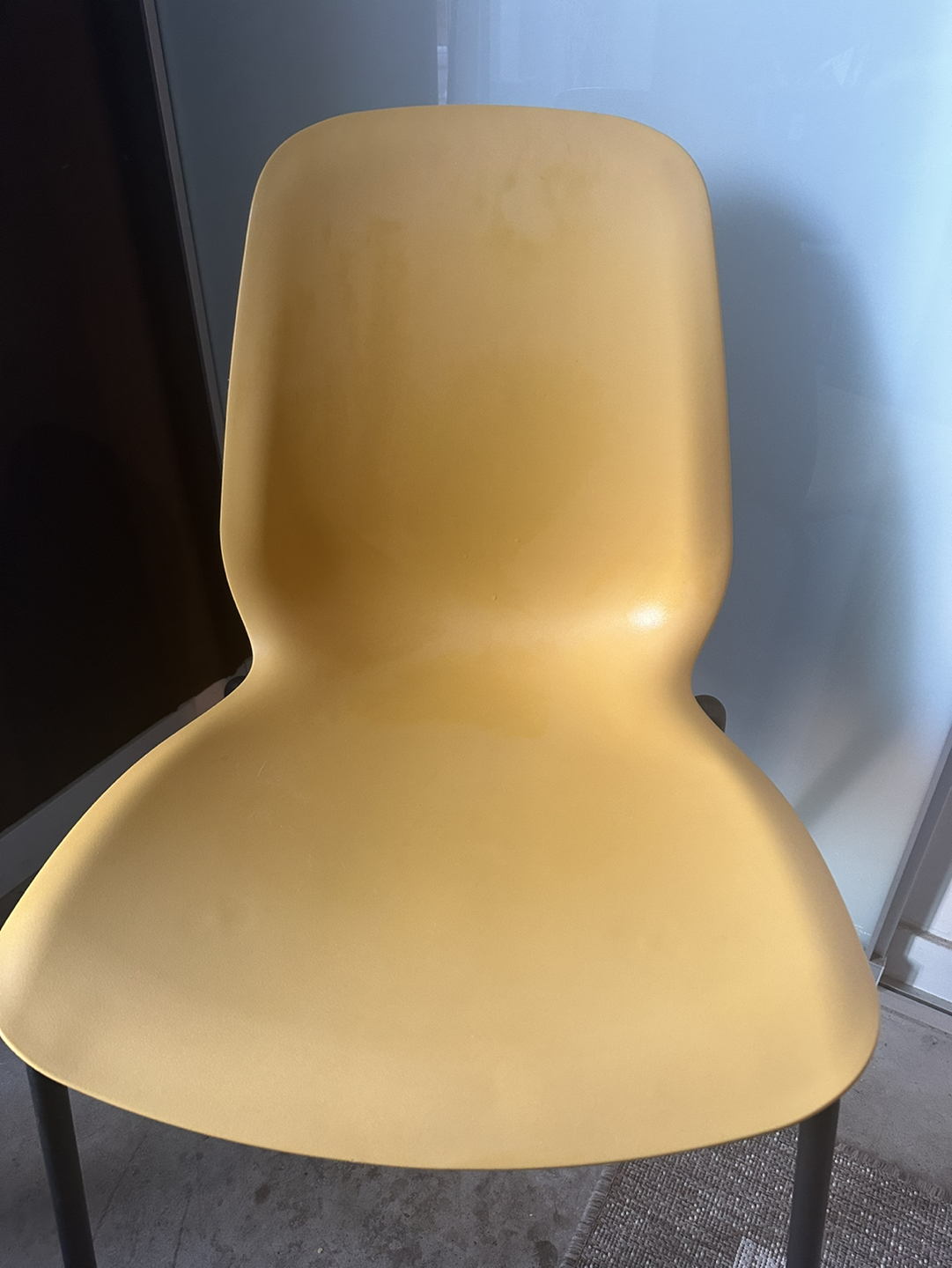Yellow Plastic Chair - photo 2
