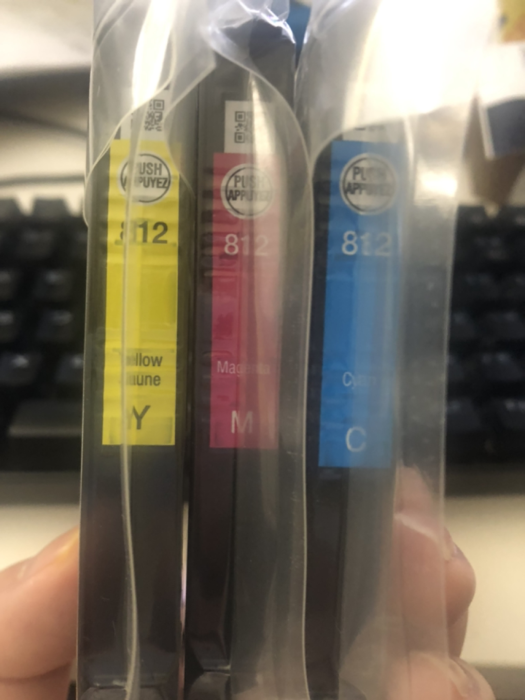 Epson 812 Standard Capacity color combo pack Ink Cartridge - photo 2