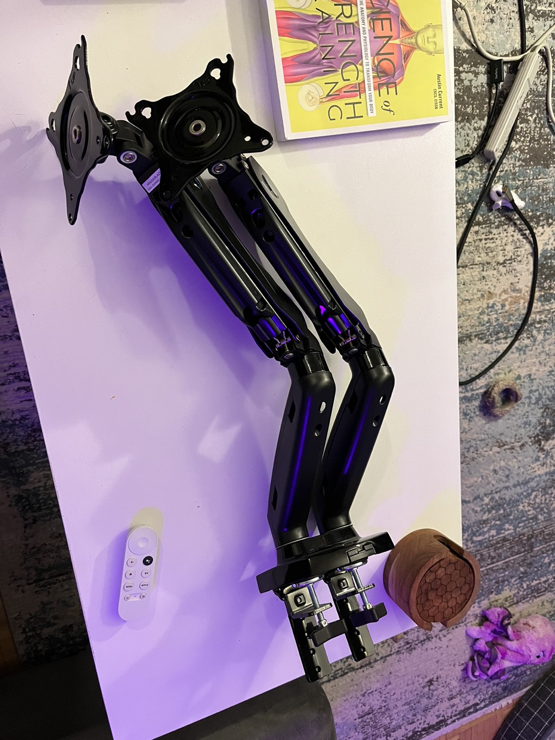 Dual arm monitor mount thumbnail