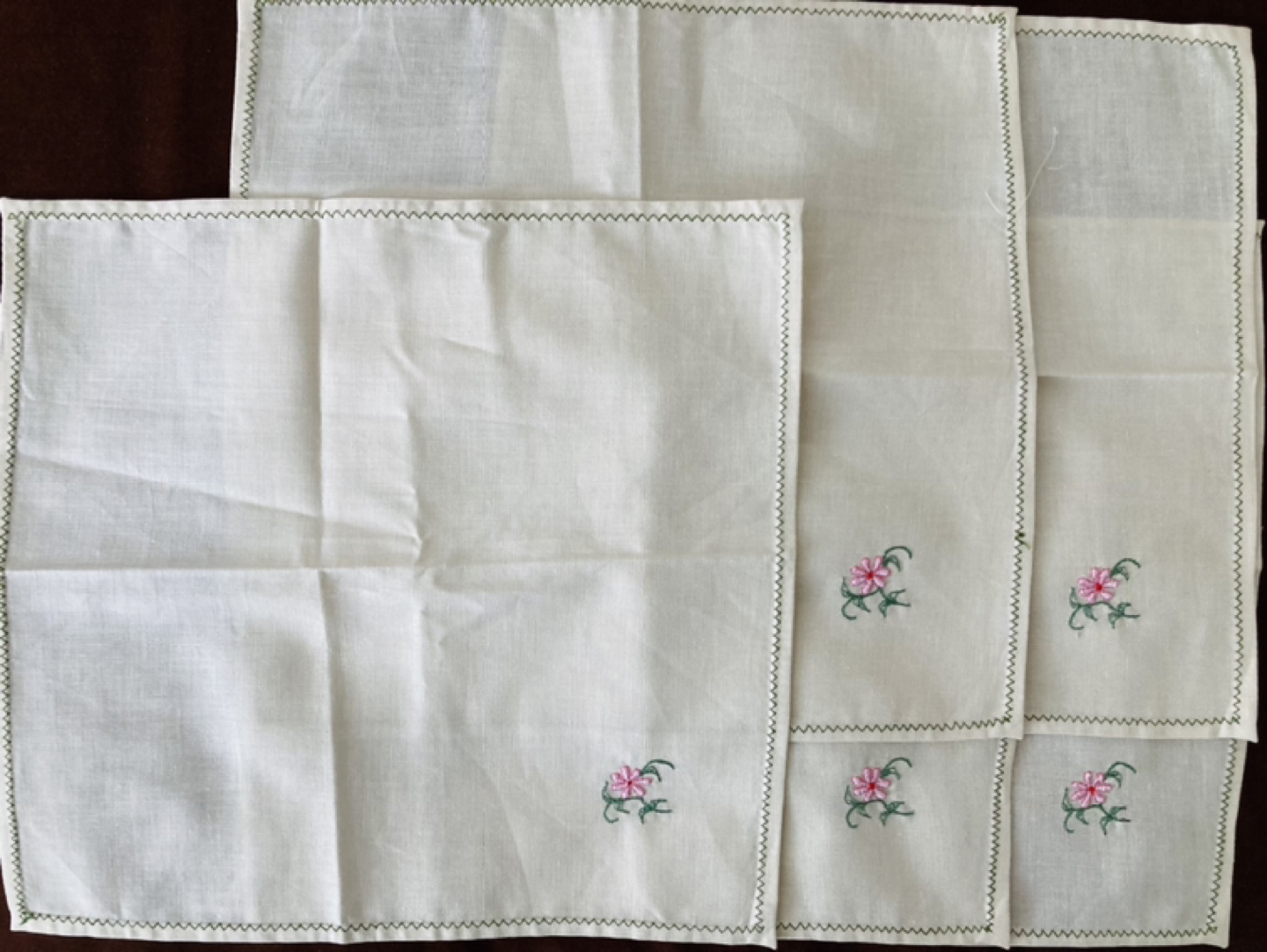 Vintage Italian hand sewn napkins - photo 2