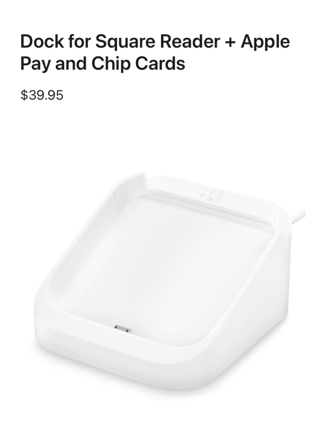 Dock for square readerNEW