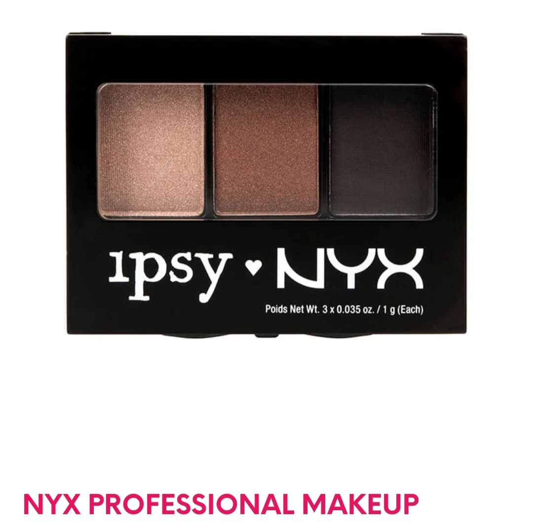Ipsy NYX IPSYNYX01 3 Colour Shadow Palette 3 x 0.035 oz 1g each - photo 2
