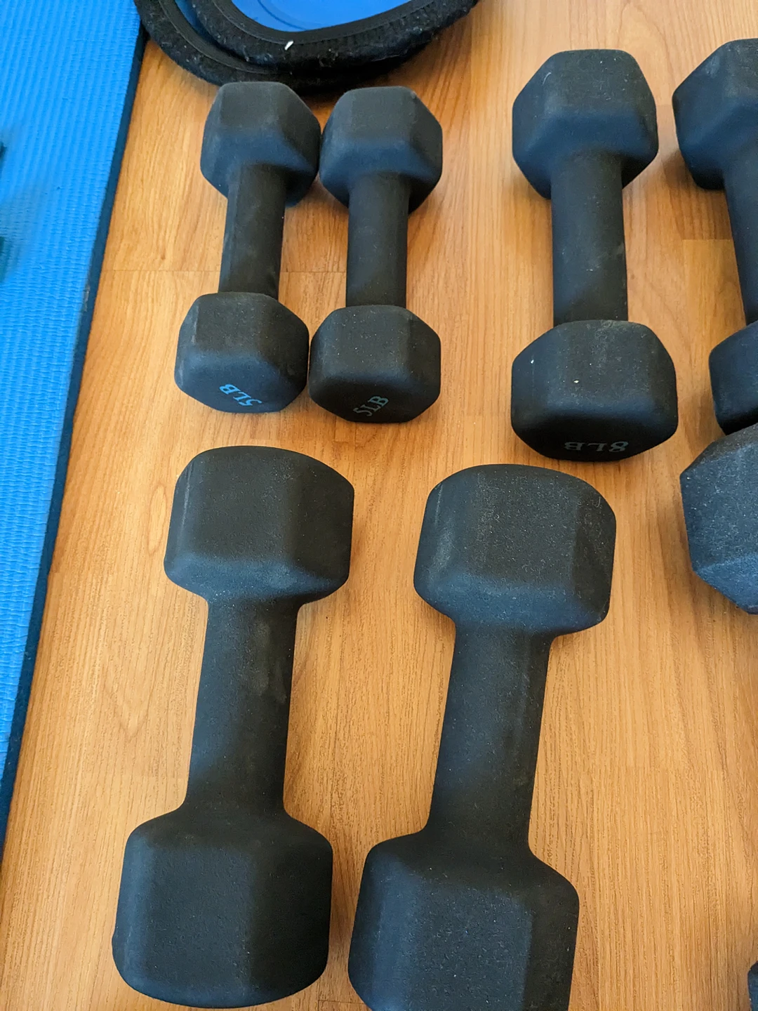 Home Gym Dumbbells, Bands, Sliders and Mat - photo 5