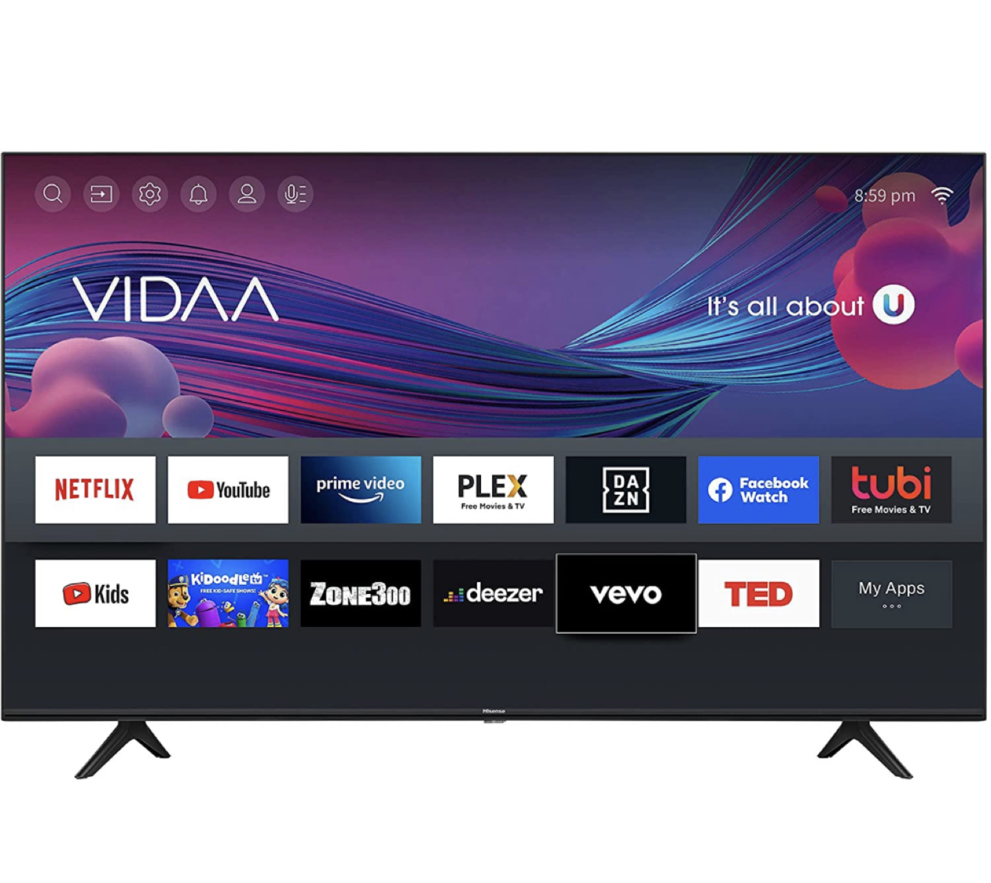 Hisense 43A4GV - 43 inch 1080P VIDAA Smart Full HD TV