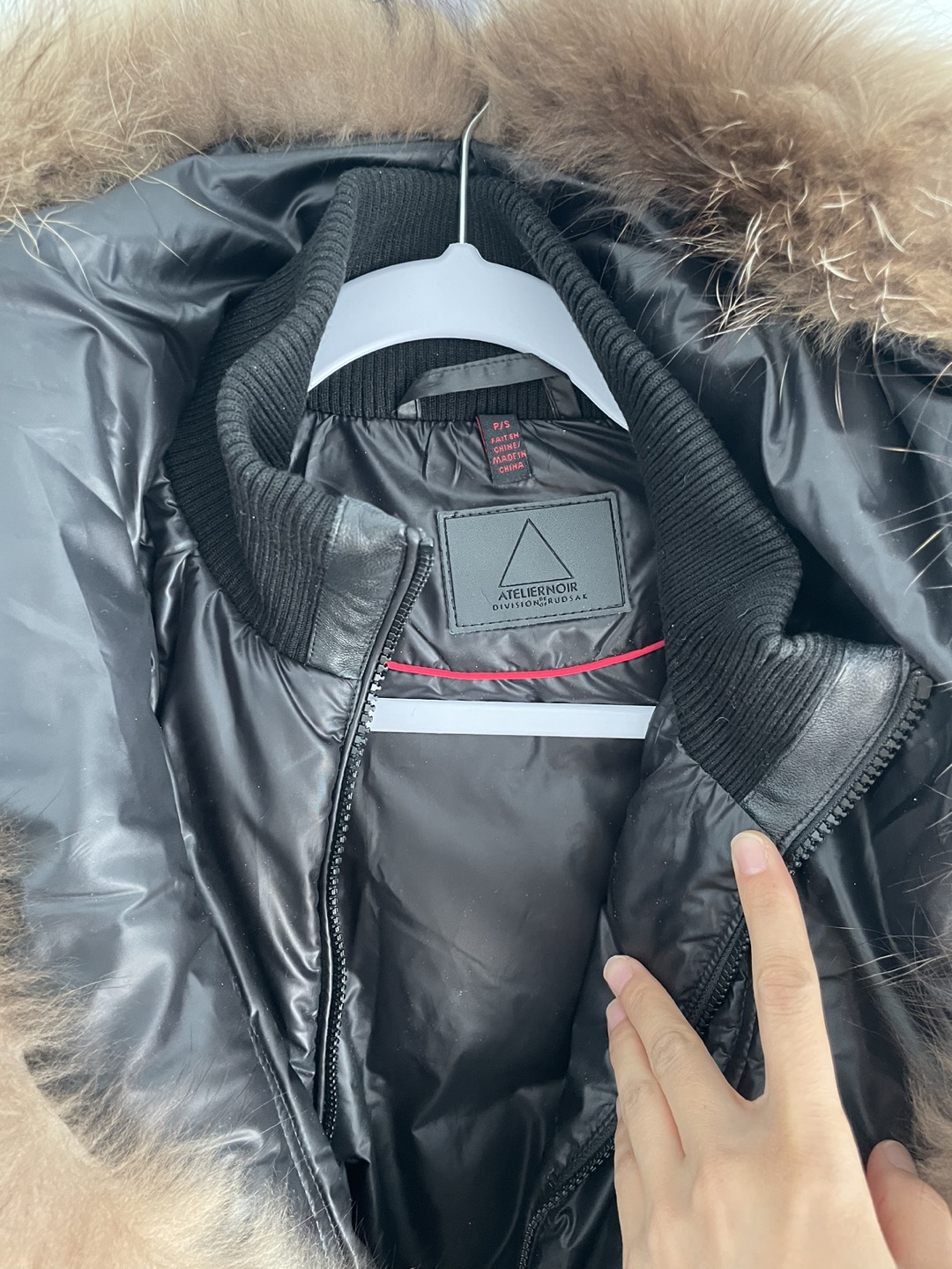 Ateliernoir Winter Jacket, Women, Size S , Black , 90% new - photo 3