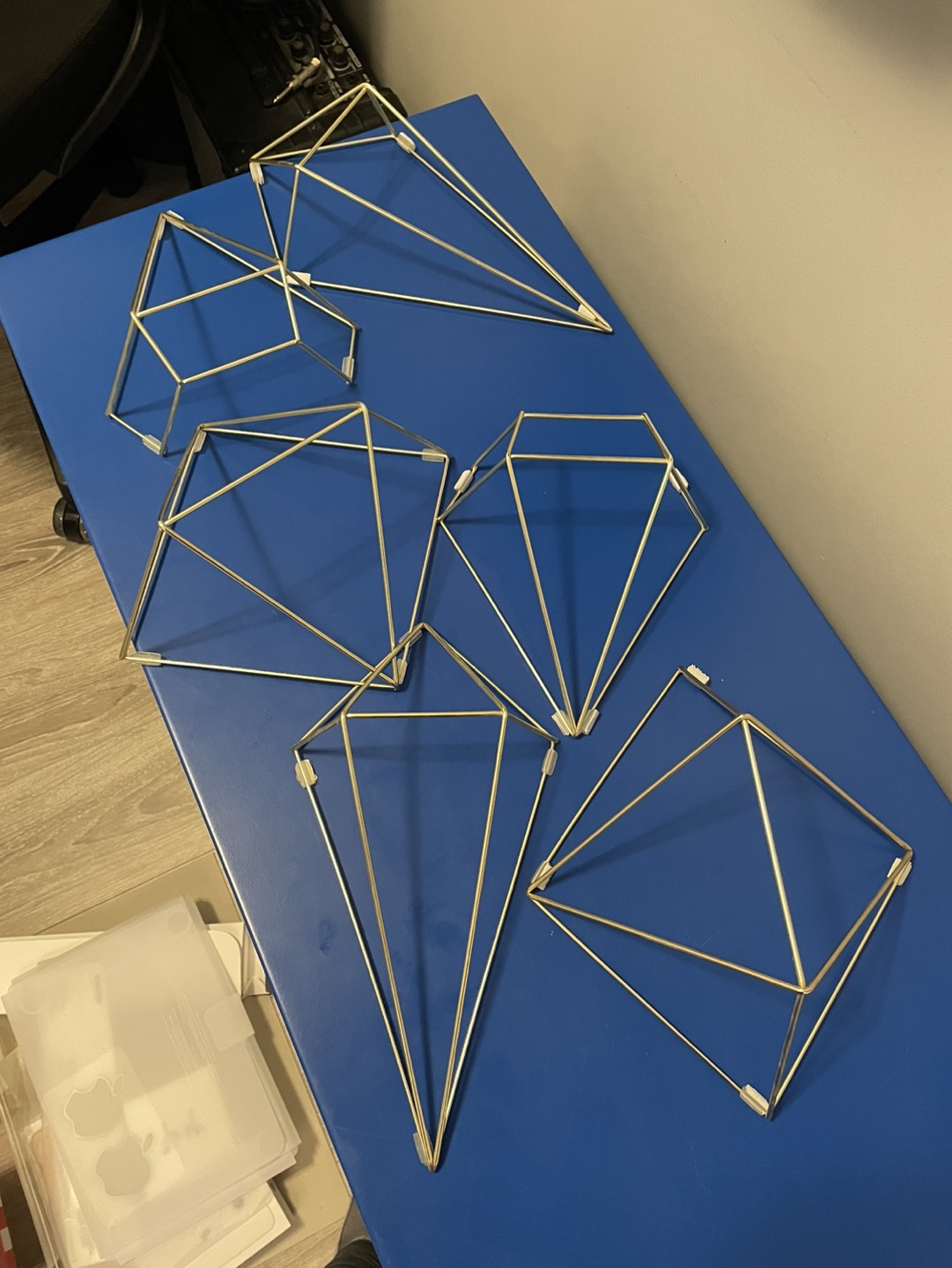 Gold geo shapes