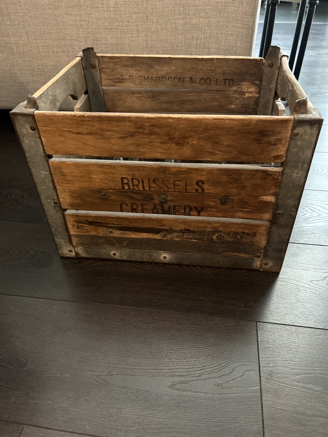 Vintage milk crate