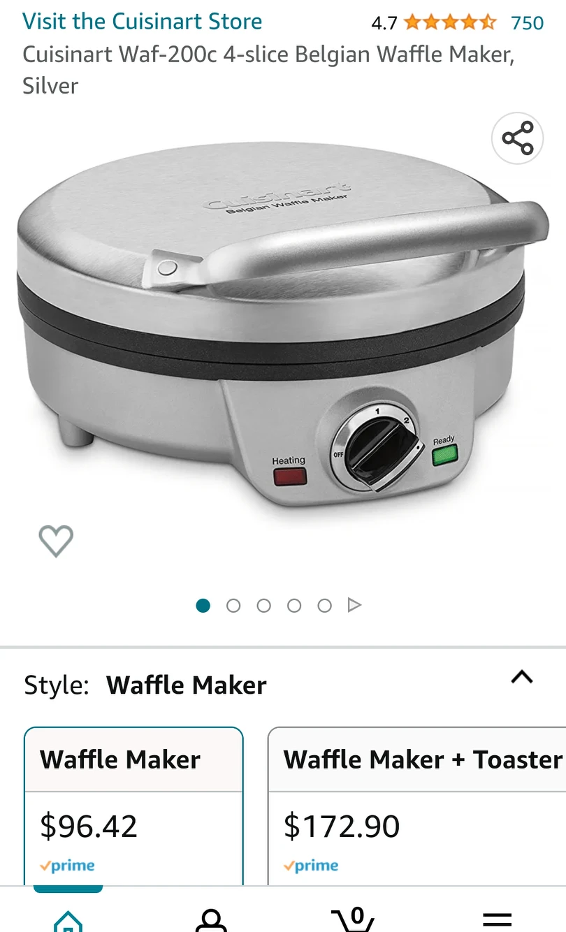 Cuisinart Belgian Waffle Maker thumbnail