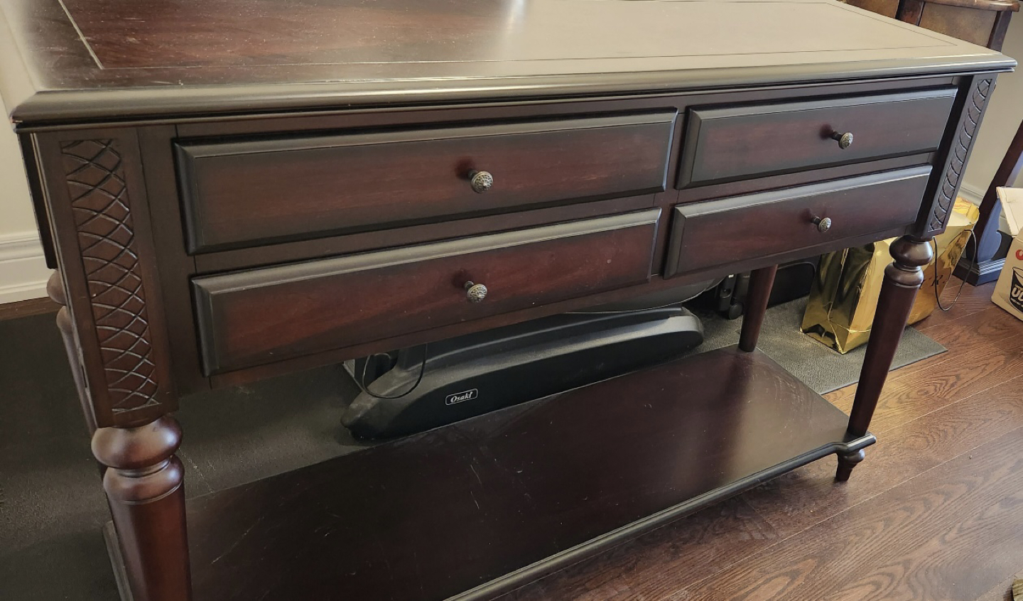 MOVING SALE! Solid wood console table
