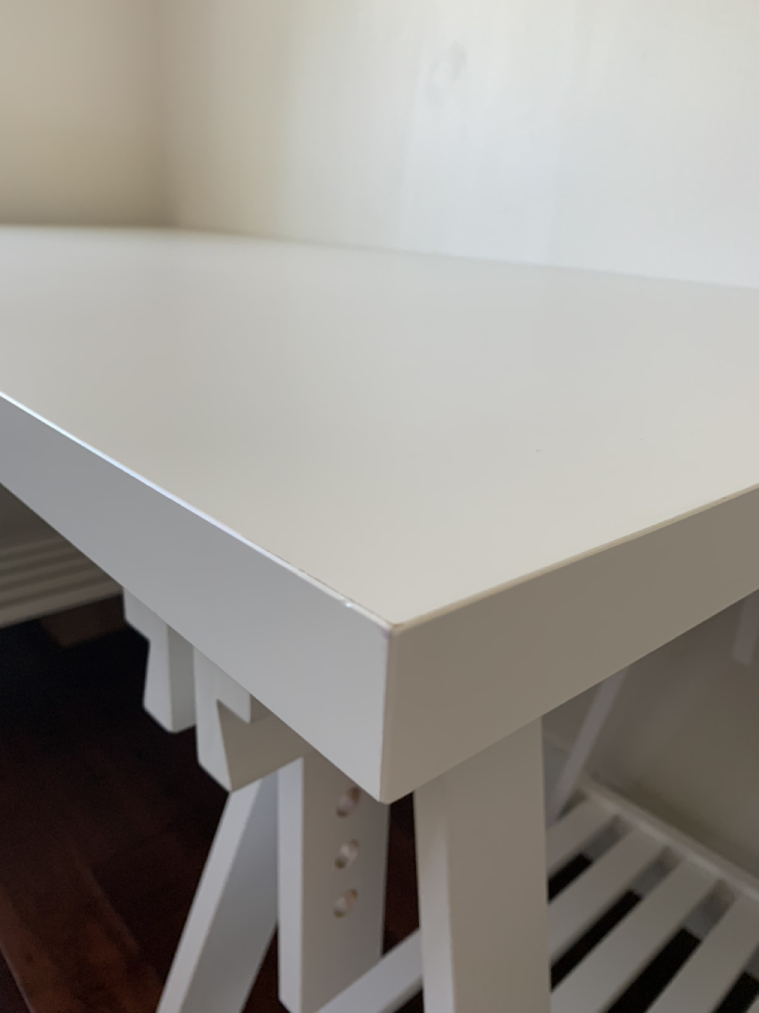 Ikea tabletop and trestle - photo 2