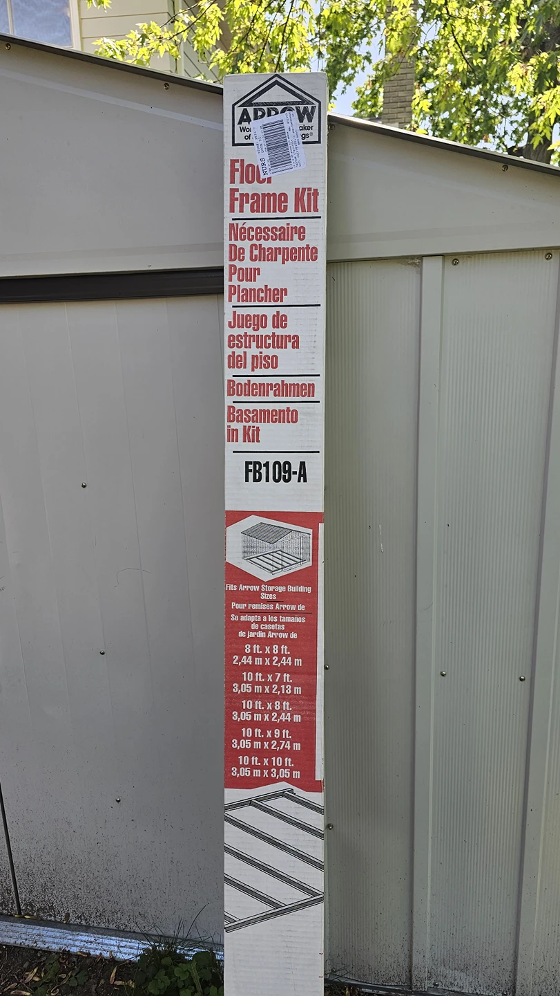 Arrow Metal Shed LW108 10ft x 8ft and Floor frame - photo 5