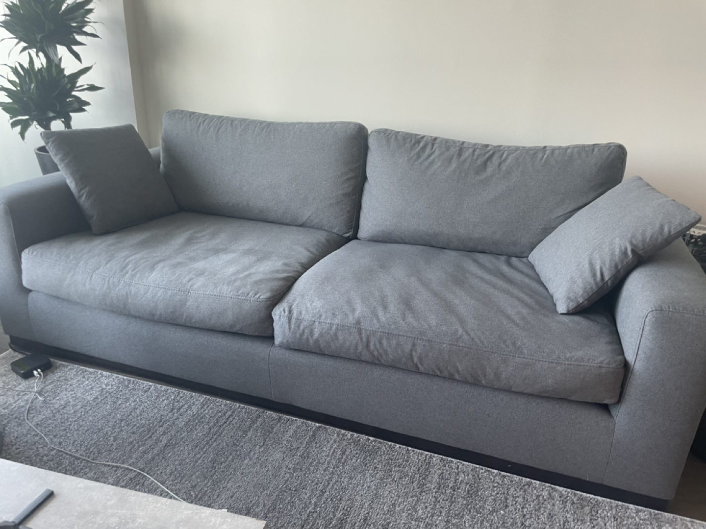 Gray Sofa / Couch 88’’ - photo 3