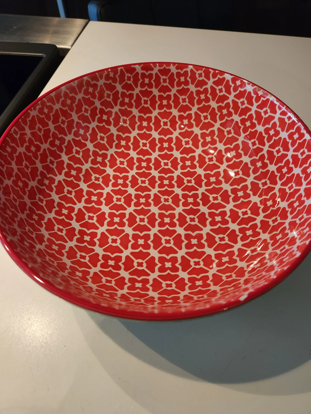 Final offer 9.6 inch Large Colorful  Fruit Salad Porcelain Bowl - photo 3