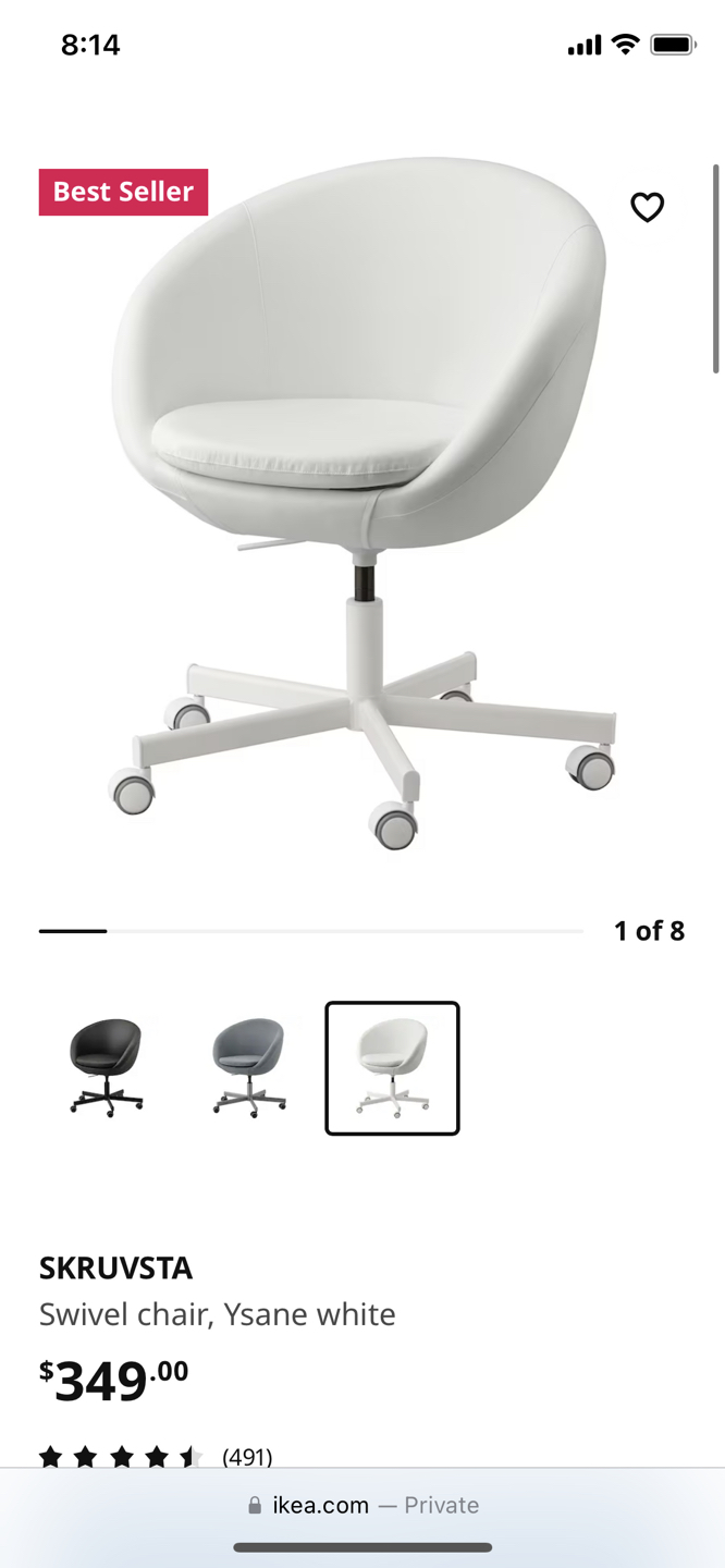 Ikea round chair - photo 2