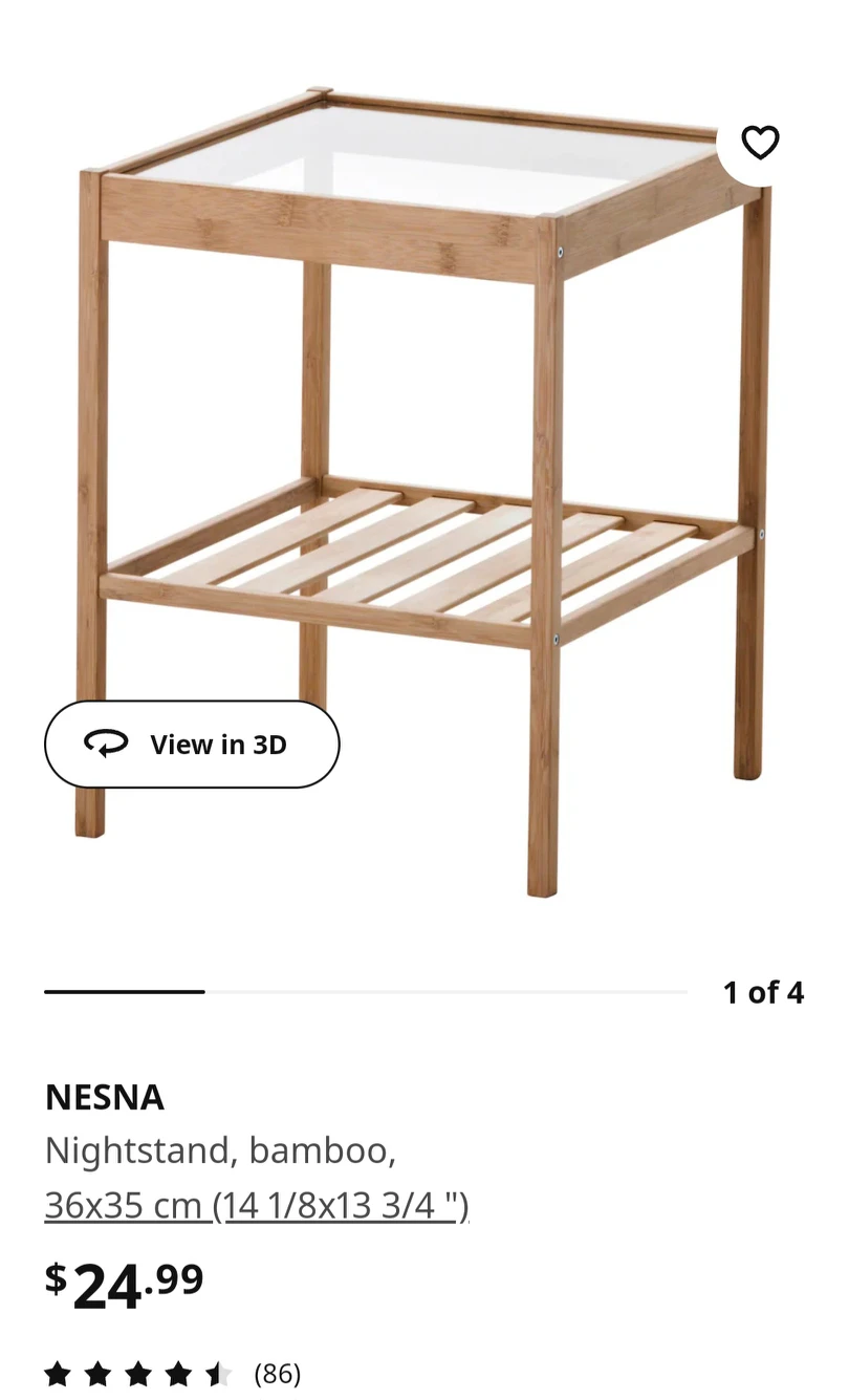 Ikea Nightstand x2 thumbnail