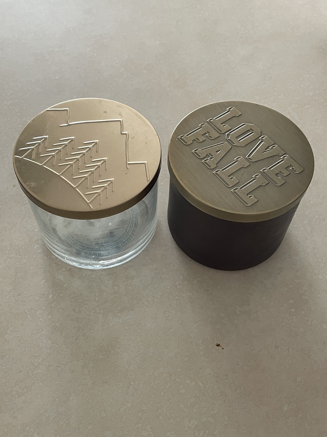 Empty bath & bodyworks candle jars (w/ lids) thumbnail