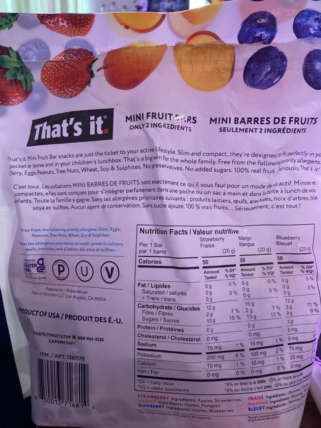 BNIB That’s It Fruit Bars. Individually sealed. 🌱 image indicator(2)