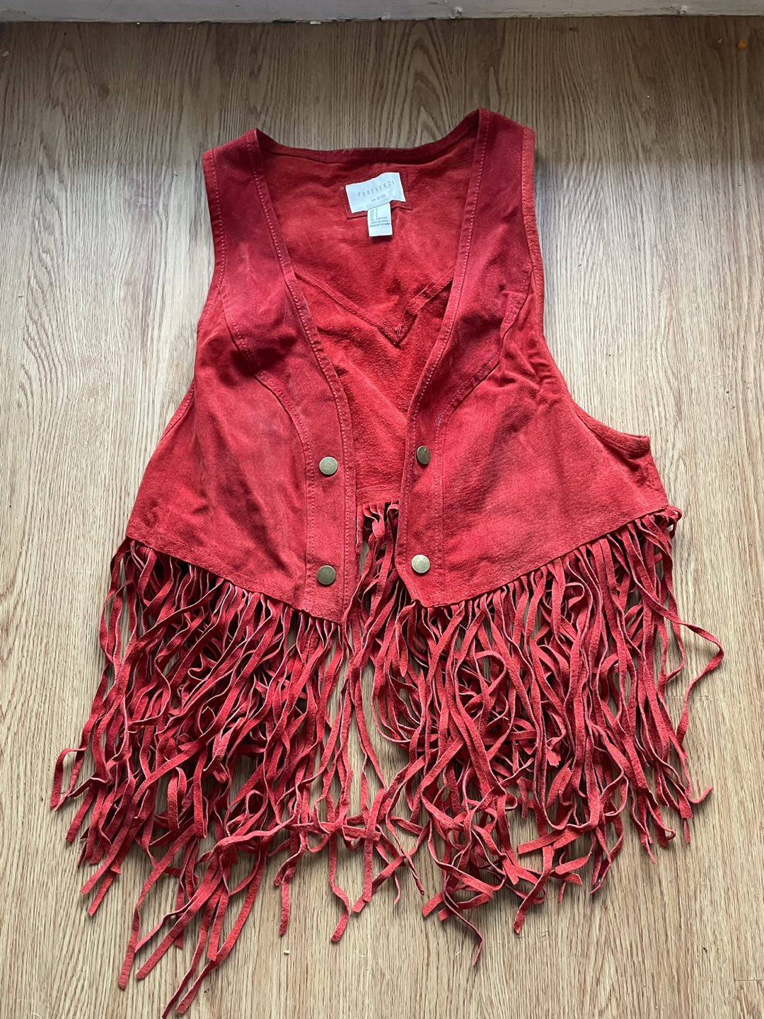 Leather Fringe Vest thumbnail