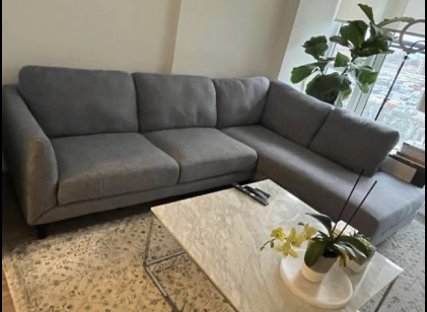 Right facing Sectional Couch - photo 2