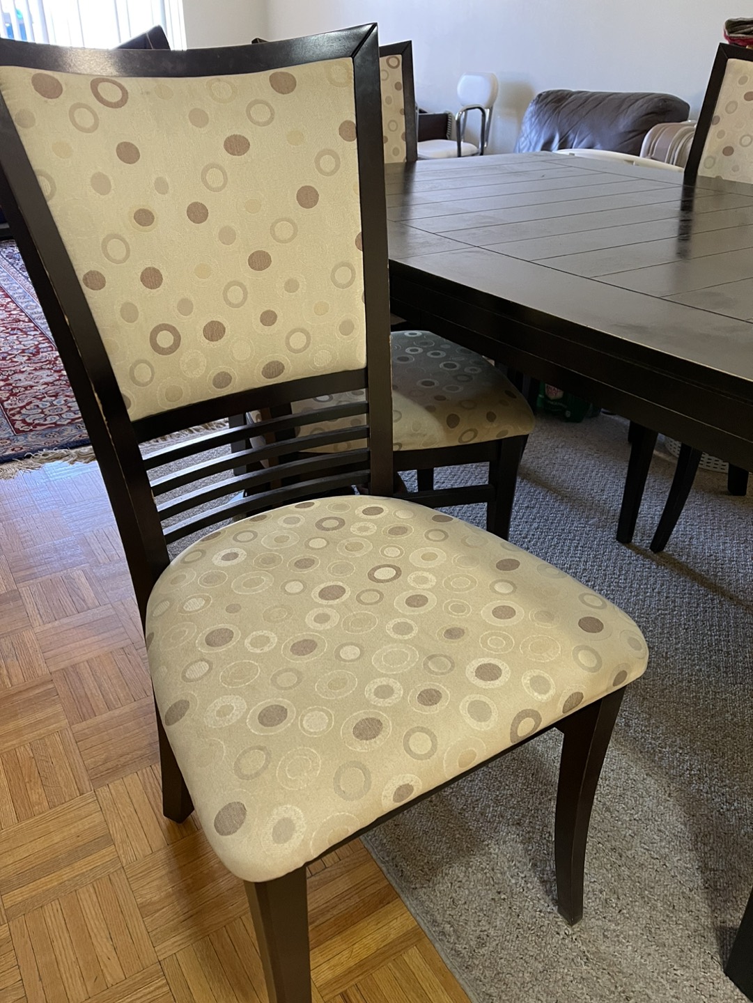 Extendable Solid Wood Dining Table Set with Chairs - photo 2