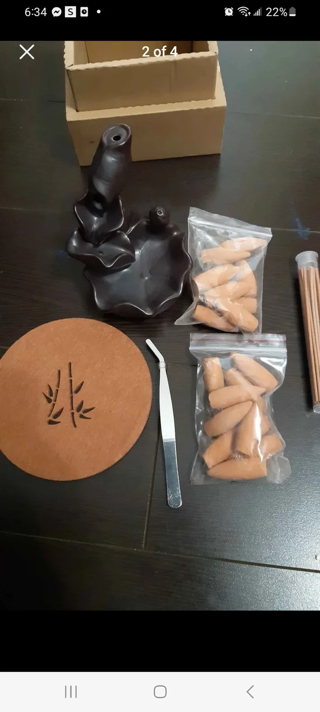 brand New mini incense burner holder image indicator(4)