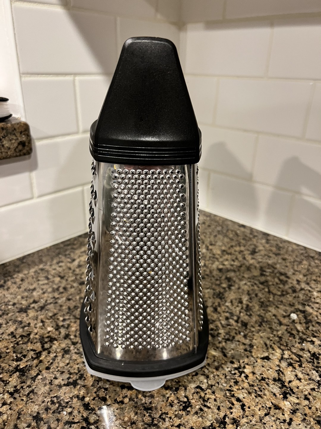 Stainless Steel Block Cheese Grater with 2 cup Storage Container - photo 2