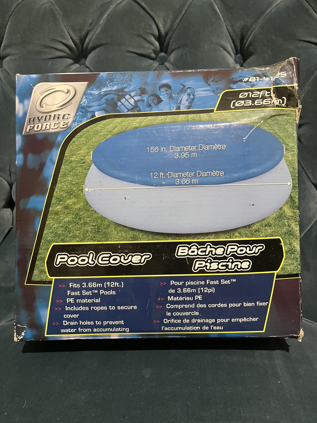 POOL COVER 12ft Diameter  {FREE} thumbnail