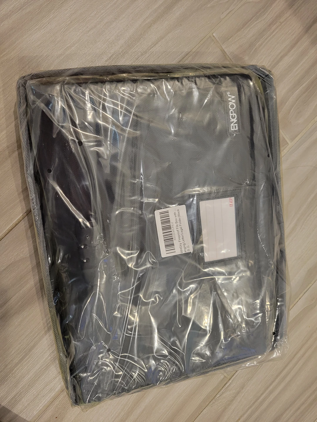 Brand New Fireproof File Box with Lock Lid Collapsible Organizer image indicator(8)