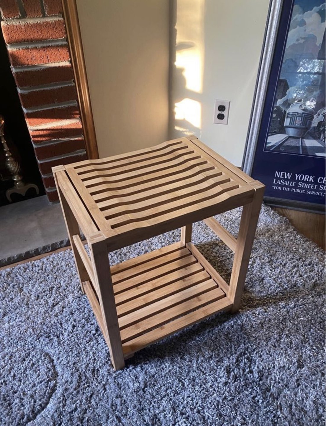 cool wooden stool - photo 3