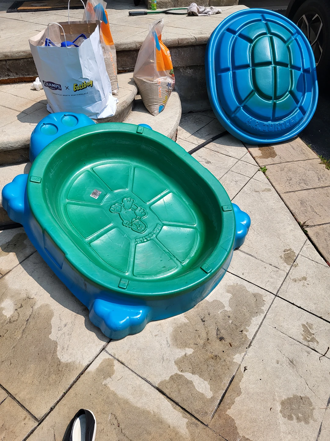 2 of new sand bags and a sandbox. thumbnail