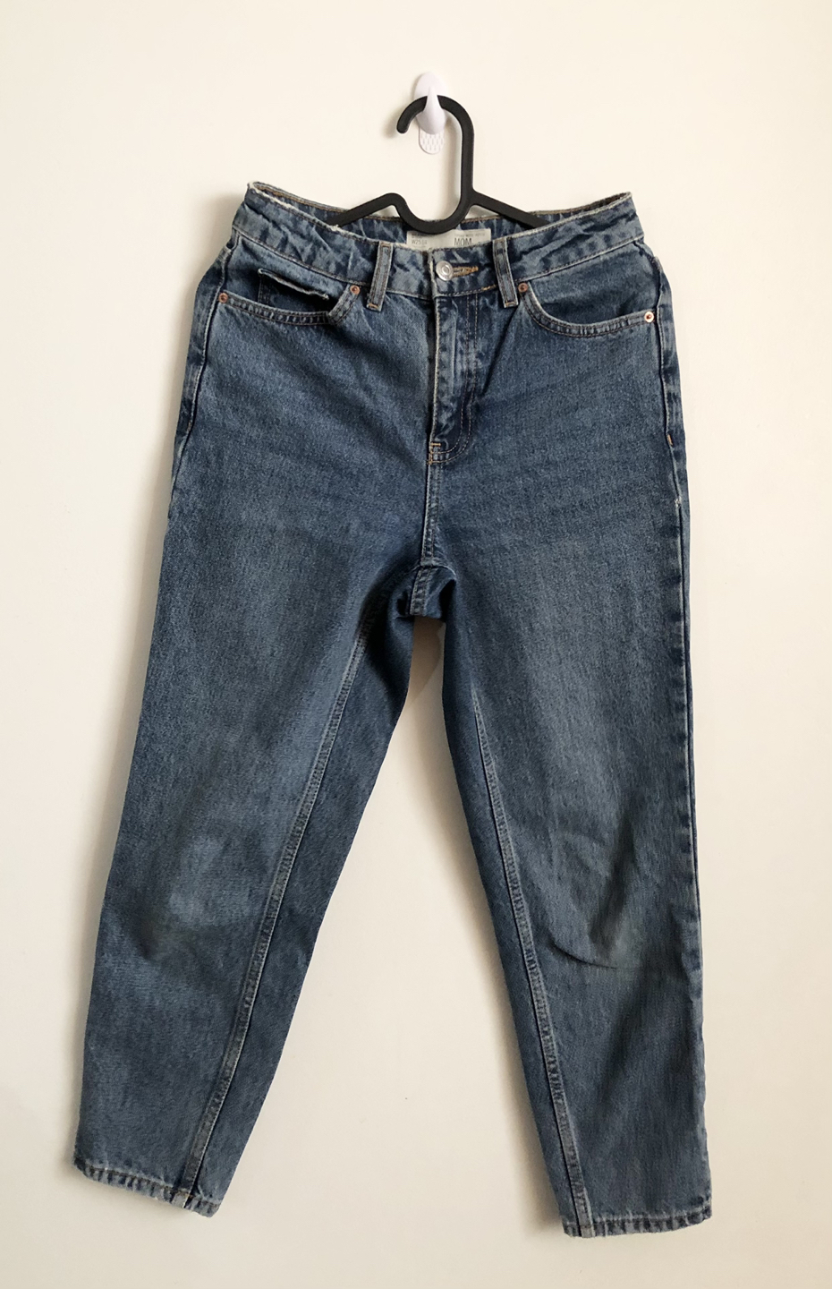 Vintage finish Mom jeans