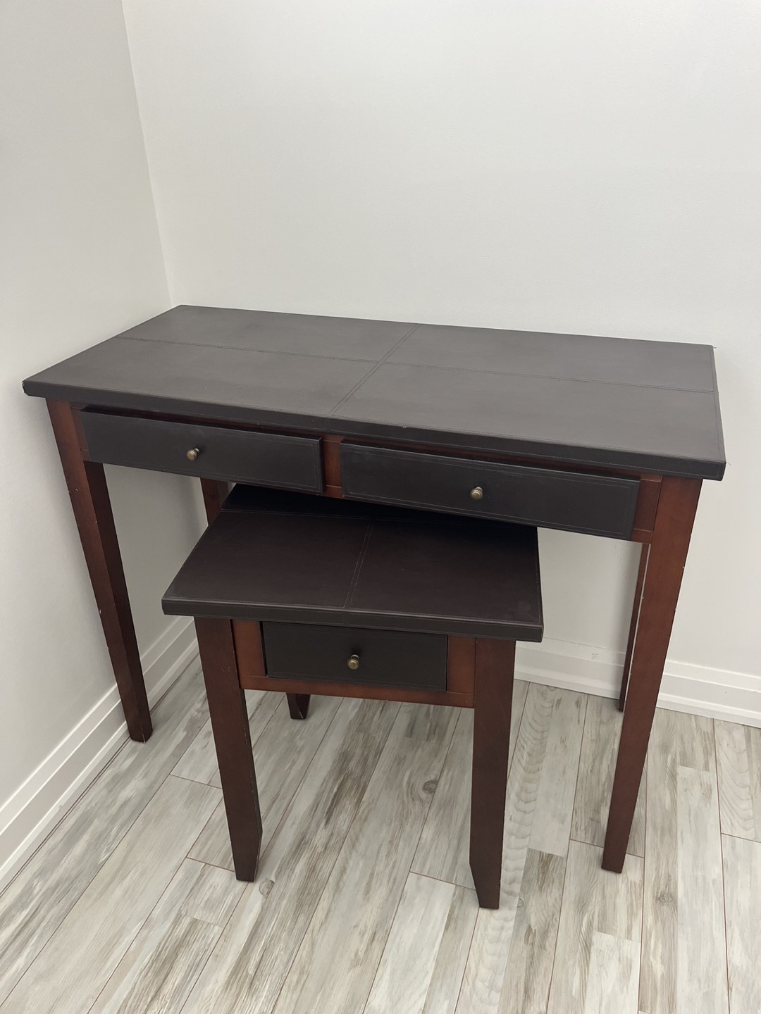 Two tables $40.00 each: desk and side table thumbnail