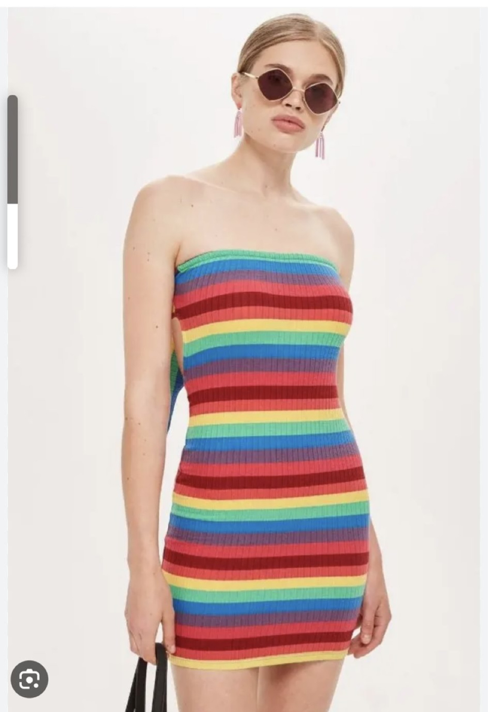 Topshop dress- rainbow colour - never worn! thumbnail