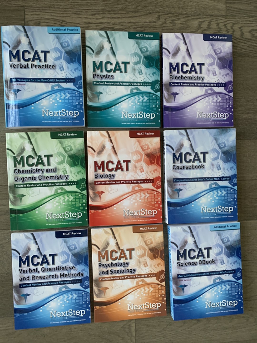 MCAT Prep Textbooks (Full Set)
