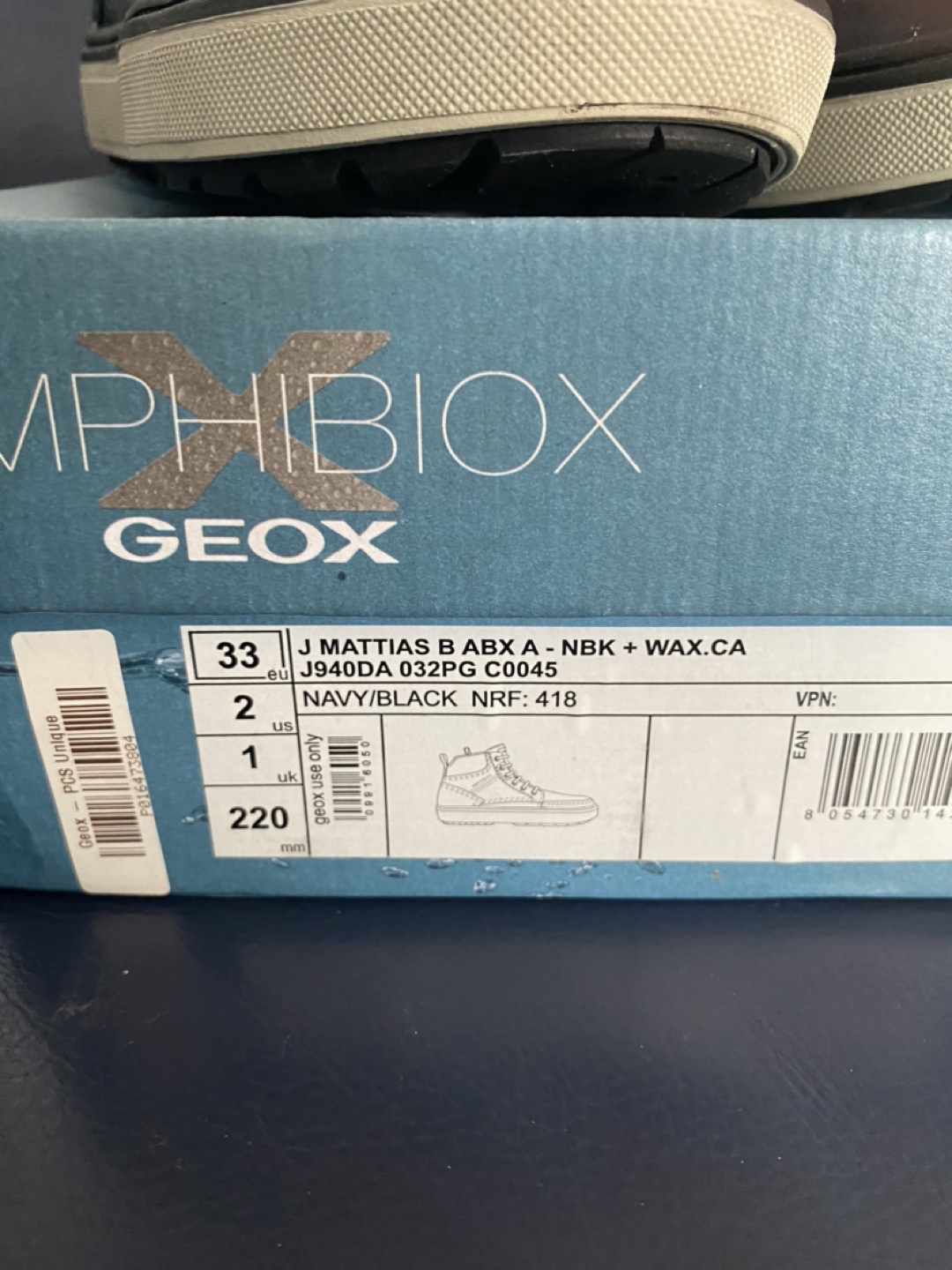 Boys Geox shoes size 33 US 2 - photo 4