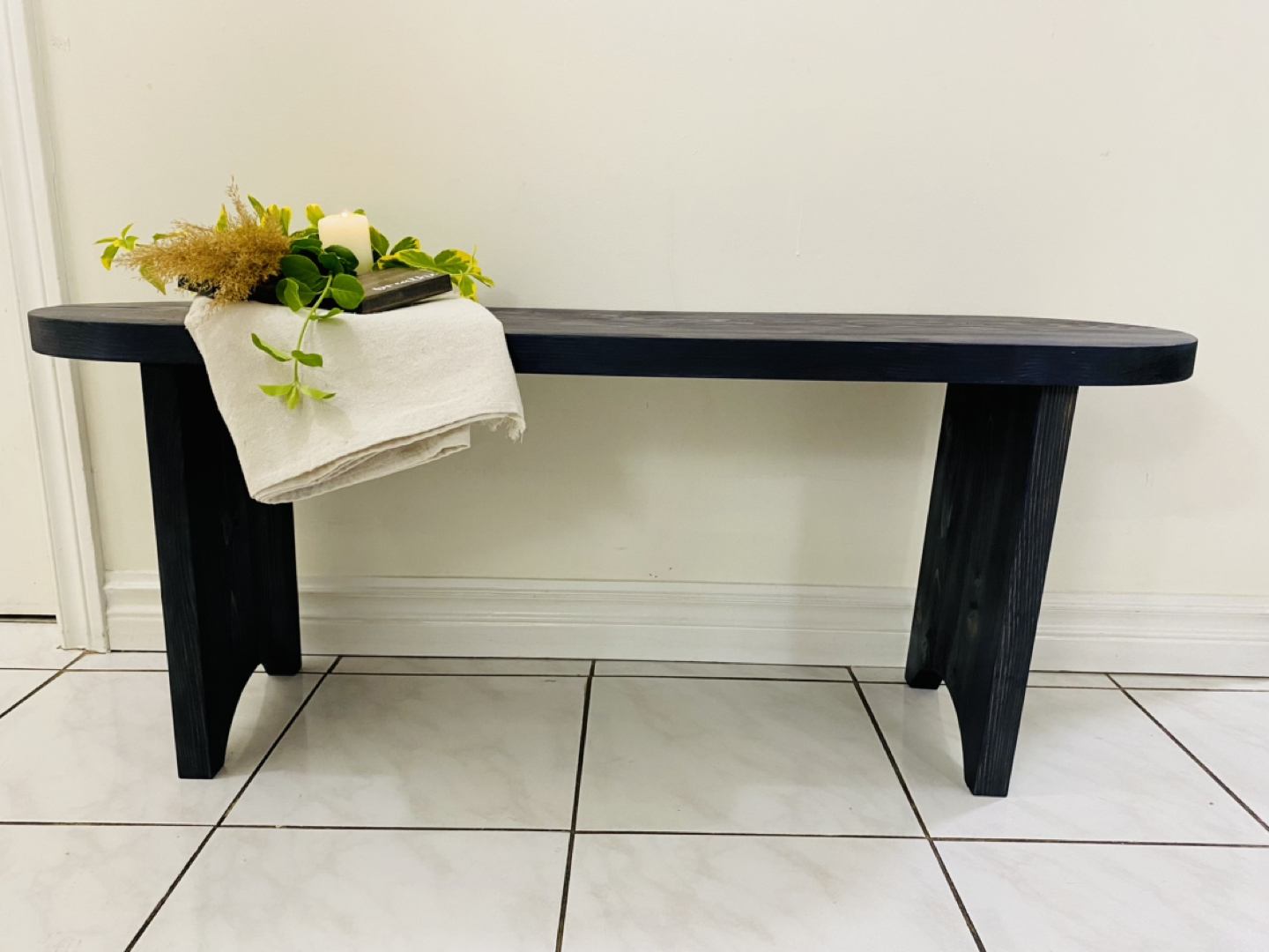 Custom built ovel bench - photo 5