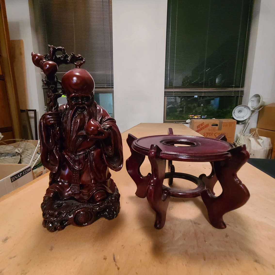 Chinese Longevity & Prosperity Sculpture thumbnail