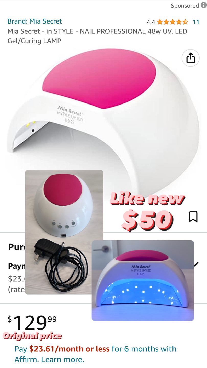 Led lamp nail dryer